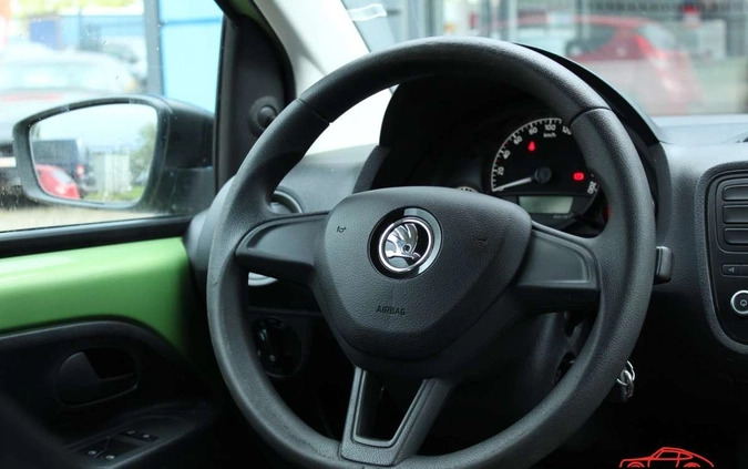 Skoda Citigo cena 22900 przebieg: 158261, rok produkcji 2016 z Krzepice małe 154